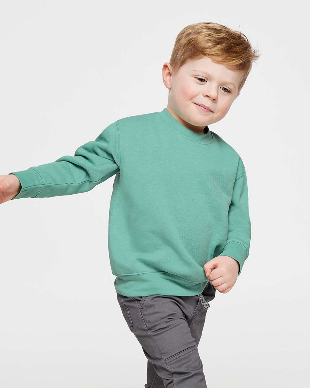 Rabbit Skins® Toddler Fleece Crew Neck Long Sleeve Sweatshirt - 3317